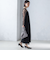 〈結婚式・パーティ〉kaene:フロッキー レース ポリエステルベロア 2WAY ドレス