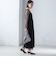 〈結婚式・パーティ〉kaene:フロッキー レース ポリエステルベロア 2WAY ドレス