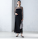 〈結婚式・パーティ〉kaene:フロッキー レース ポリエステルベロア 2WAY ドレス