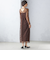 〈結婚式・パーティ〉kaene:フロッキー レース ポリエステルベロア 2WAY ドレス