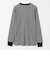 Healthknit:〈洗濯機可能〉ヘンリーネック ロング スリーブ TEE