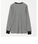 Healthknit:〈洗濯機可能〉ヘンリーネック ロング スリーブ TEE