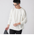 【WEB限定】SHIPS:〈抗菌・防臭〉ワンポイント ロゴ バーズアイ クルーネック 長袖 Tシャツ
