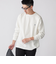 【WEB限定】SHIPS:〈抗菌・防臭〉ワンポイント ロゴ バーズアイ クルーネック 長袖 Tシャツ