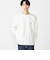 【WEB限定】SHIPS:〈抗菌・防臭〉ワンポイント ロゴ バーズアイ クルーネック 長袖 Tシャツ