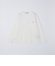 【WEB限定】SHIPS:〈抗菌・防臭〉ワンポイント ロゴ バーズアイ クルーネック 長袖 Tシャツ