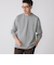 【WEB限定】SHIPS:〈抗菌・防臭〉ワンポイント ロゴ バーズアイ クルーネック 長袖 Tシャツ