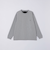 【WEB限定】SHIPS:〈抗菌・防臭〉ワンポイント ロゴ バーズアイ クルーネック 長袖 Tシャツ