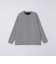 【WEB限定】SHIPS:〈抗菌・防臭〉ワンポイント ロゴ バーズアイ クルーネック 長袖 Tシャツ
