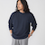 【WEB限定】SHIPS:〈抗菌・防臭〉ワンポイント ロゴ バーズアイ クルーネック 長袖 Tシャツ