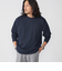 【WEB限定】SHIPS:〈抗菌・防臭〉ワンポイント ロゴ バーズアイ クルーネック 長袖 Tシャツ