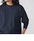 【WEB限定】SHIPS:〈抗菌・防臭〉ワンポイント ロゴ バーズアイ クルーネック 長袖 Tシャツ