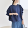 《一部追加予約》quaranciel:〈洗濯機可能〉ポンチ ドロスト ルーズ プルオーバー