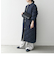 SHIPS any: 〈撥水加工〉中綿 クルーネック キルティング ロング コート