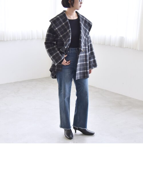 quaranciel: リバー ケープ ショート コート 25AW｜シップスの通販
