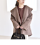 quaranciel: リバー ケープ ショート コート 25AW
