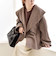 quaranciel: リバー ケープ ショート コート 25AW