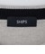 SHIPS:〈手洗い可能〉コットン カシミヤ 単色 クルーネック ニット