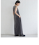 Wai＋:〈手洗い可能〉ストレッチ ポリエステル ベロア ワンピース