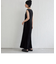 Wai＋:〈手洗い可能〉ストレッチ ポリエステル ベロア ワンピース