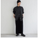 Wai＋:〈手洗い可能〉ストレッチ ポリエステル ベロア ワンピース