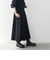 SHIPS any:〈洗濯機可能〉ウールライク ギャザー キュロット パンツ