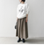 SHIPS any:〈洗濯機可能〉ウールライク ギャザー キュロット パンツ