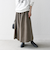 SHIPS any:〈洗濯機可能〉ウールライク ギャザー キュロット パンツ