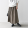 SHIPS any:〈洗濯機可能〉ウールライク ギャザー キュロット パンツ