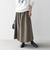 SHIPS any:〈洗濯機可能〉ウールライク ギャザー キュロット パンツ