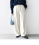 〈手洗い可能〉両面起毛 ドロスト パンツ