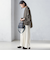 〈手洗い可能〉両面起毛 ドロスト パンツ