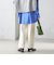 〈手洗い可能〉両面起毛 ドロスト パンツ