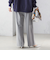 〈手洗い可能〉両面起毛 ドロスト パンツ