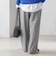 〈手洗い可能〉両面起毛 ドロスト パンツ