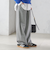 〈手洗い可能〉両面起毛 ドロスト パンツ