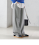 〈手洗い可能〉両面起毛 ドロスト パンツ