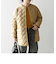 Traditional Weatherwear: ARKLEY キルティング ミドル ノーカラー コート