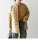 Traditional Weatherwear: ARKLEY キルティング ミドル ノーカラー コート