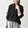 SHIPS any:〈手洗い可能〉ハーフジップ 畦編み ドライバーズ ニット 24FW◇