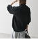 SHIPS any:〈手洗い可能〉ハーフジップ 畦編み ドライバーズ ニット 24FW◇
