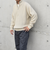 SHIPS any:〈手洗い可能〉ハーフジップ 畦編み ドライバーズ ニット 24FW◇