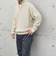 SHIPS any:〈手洗い可能〉ハーフジップ 畦編み ドライバーズ ニット 24FW◇