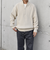 SHIPS any:〈手洗い可能〉ハーフジップ 畦編み ドライバーズ ニット 24FW◇