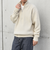 SHIPS any:〈手洗い可能〉ハーフジップ 畦編み ドライバーズ ニット 24FW◇