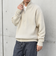 SHIPS any:〈手洗い可能〉ハーフジップ 畦編み ドライバーズ ニット 24FW◇