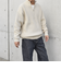 SHIPS any:〈手洗い可能〉ハーフジップ 畦編み ドライバーズ ニット 24FW◇