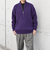 SHIPS any:〈手洗い可能〉ハーフジップ 畦編み ドライバーズ ニット 24FW◇