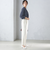 〈手洗い可能〉両面起毛 ストレート パンツ
