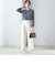 〈手洗い可能〉両面起毛 ストレート パンツ